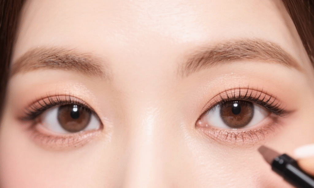 초보도 쉽게 배우는 브라운렌즈 아이 메이크업 5단계